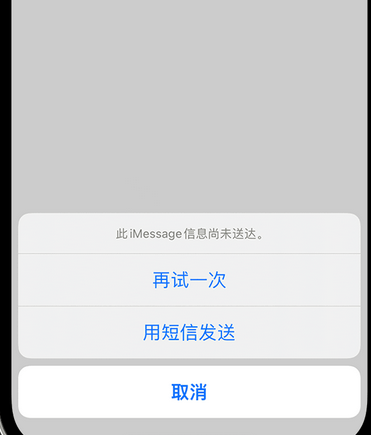 铁力apple维修iPhone上无法正常发送iMessage信息